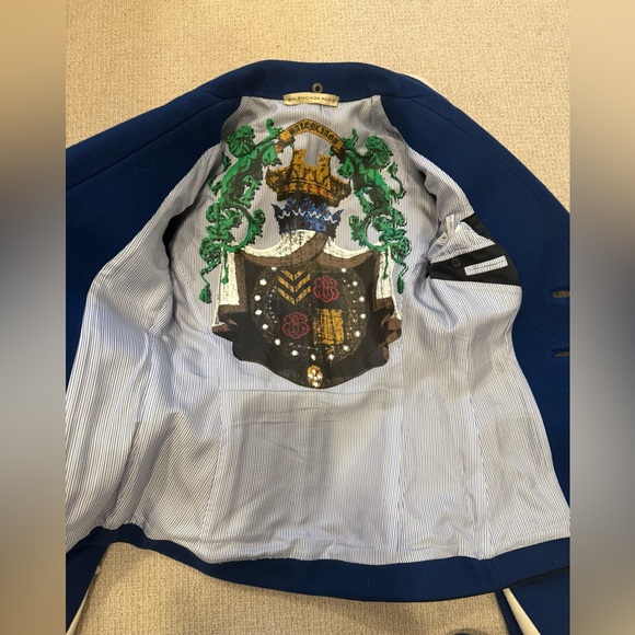 Balenciaga by Nicholas Ghesquiere Fall 2007 Runway Blue Blazer - Picture 7 of 7